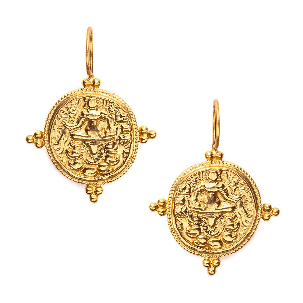 Signature Large Earring Backs in Gold | Julie Vos