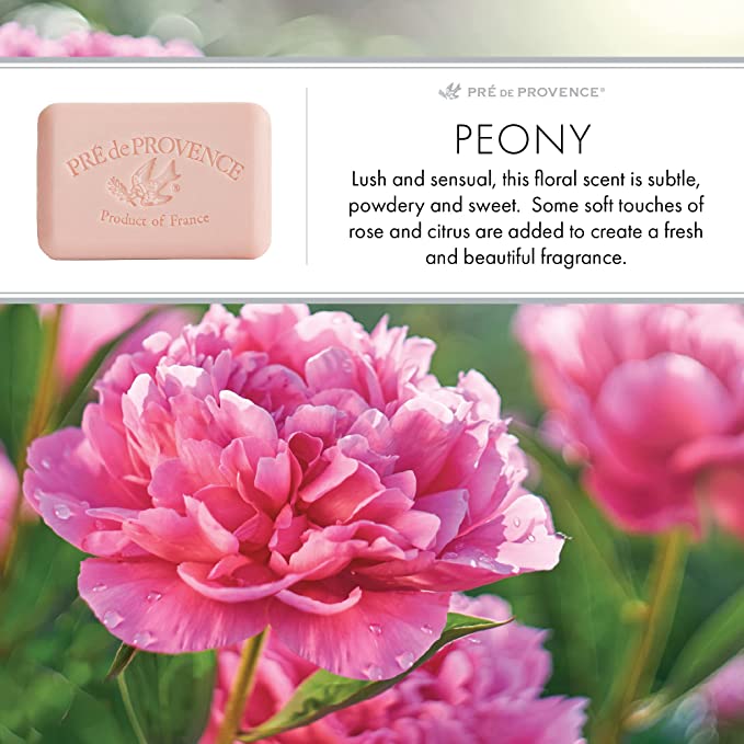 Peony French Bar Soap - I Love Bon Bon