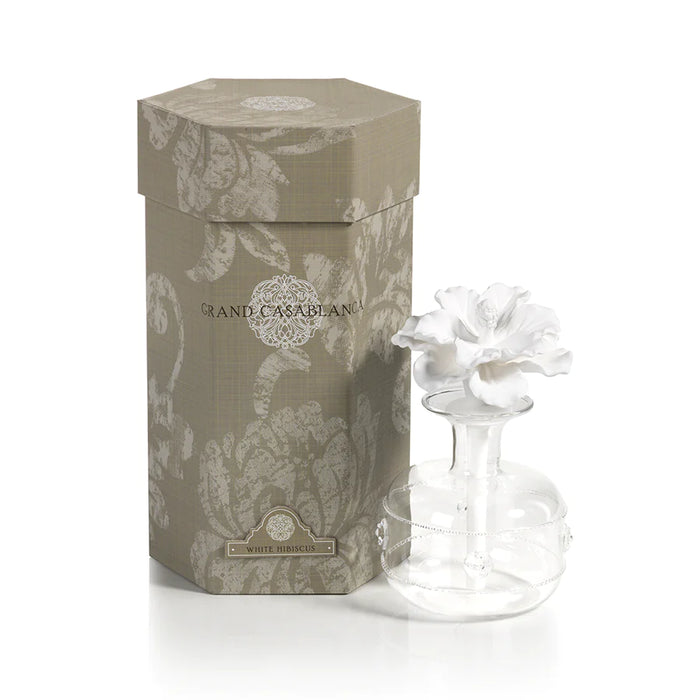 Grand Casablanca Porcelain - White Hibiscus - I Love Bon Bon