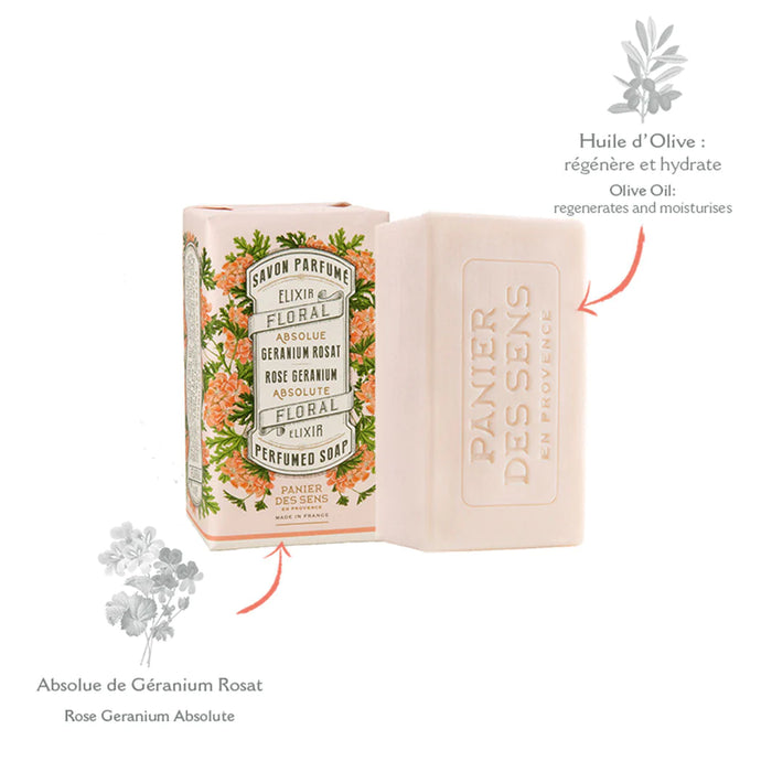 Geranium Rosat French Savon Parfume - I Love Bon Bon