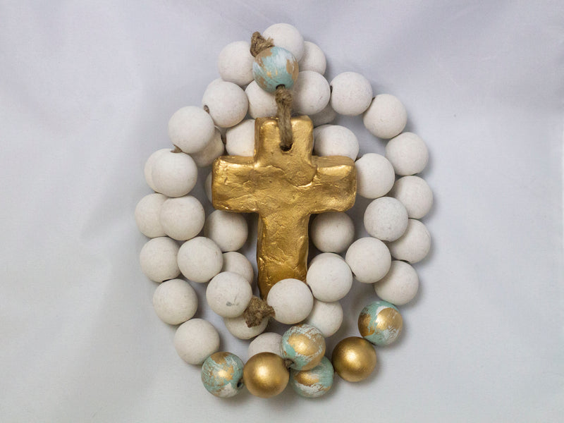 Cross Pendant Blessing Beads - Large - I Love Bon Bon