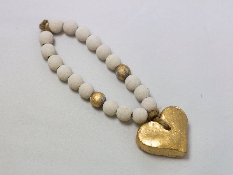 Heart Pendant Blessing Beads - Small - I Love Bon Bon