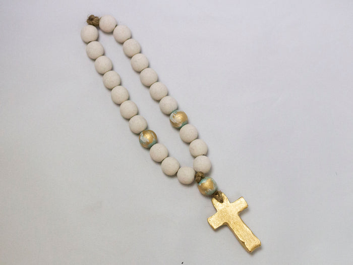 Cross Pendant Blessing Beads - Medium - I Love Bon Bon