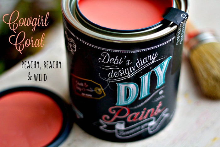 Cowgirl Coral DIY Paint - I Love Bon Bon