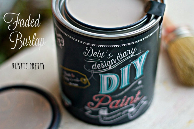 Faded Burlap DIY Paint - I Love Bon Bon