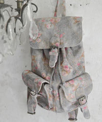 Sophie Leather Floral Backpack - I Love Bon Bon