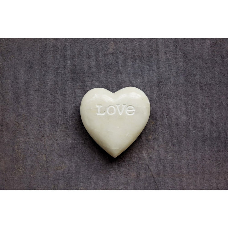 Soapstone Love Heart - I Love Bon Bon