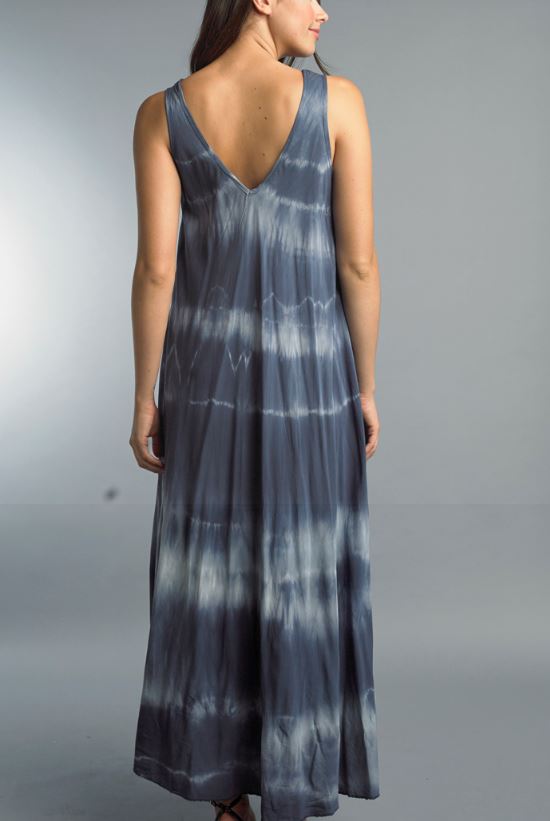 Italian Navy Tie Dye Dress - I Love Bon Bon